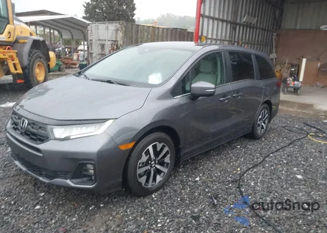 2025 Honda Odyssey Ex-L из США, поврежденный, VIN 5FNRL6H69SB033898
